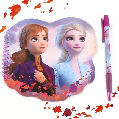 DISNEY-FROZEN-2-NOTEBOOK-PEN-Kids-Christmas